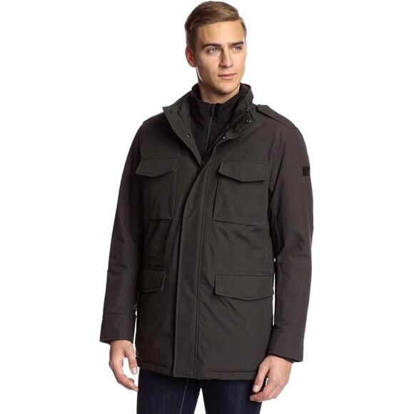 TUMI Tech Performance Field Jacket Utility Parka Anorak Winter Insulated Size M